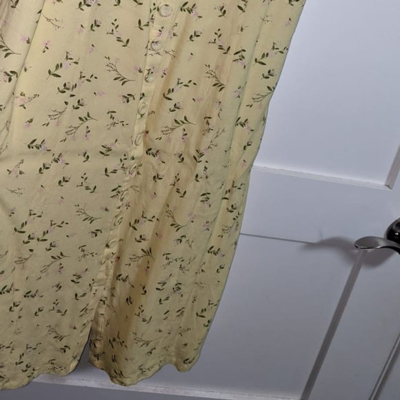 YELLOW FLOWER PRINTED DRESS - Picture 3 of 4